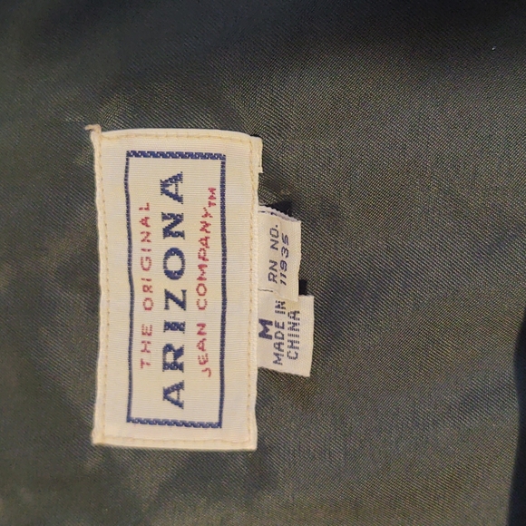 Forest Green Suede Leather Vest Motoboho Vintage Arizona Jean Company - Picture 4 of 7